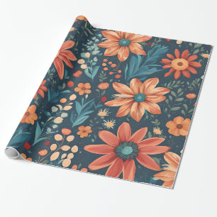 Beautiful Floral Inspiration  Wrapping Paper