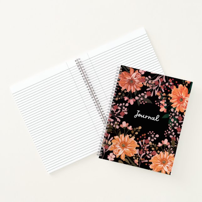 Beautiful Floral Journal Notebook (Inside)