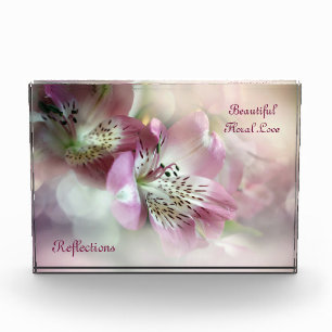 Beautiful Floral Love Reflections Photo Book Block
