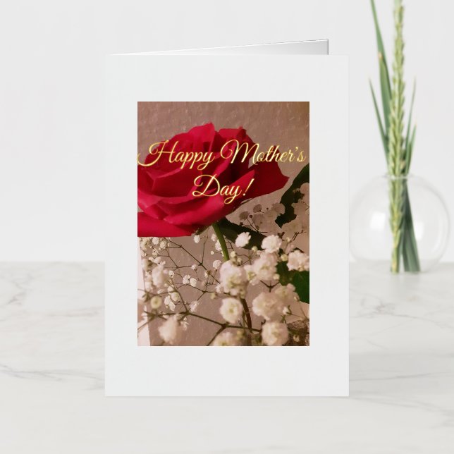 Beautiful Floral, Mother's Day Card (Front)
