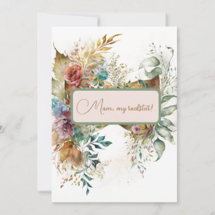 Beautiful Floral Mother's Day Invitation