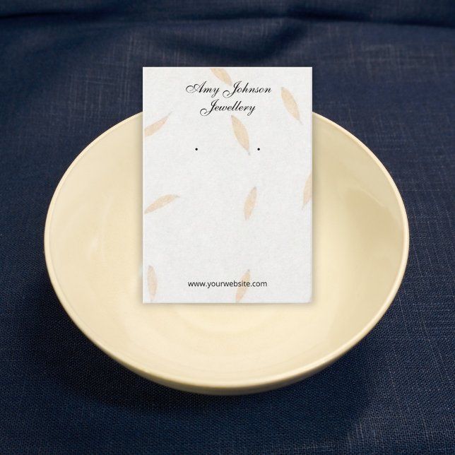 Beautiful Floral Paper Earrings Display Cards (Creator Uploaded)