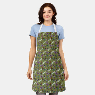 Beautiful Floral Pattern Apron