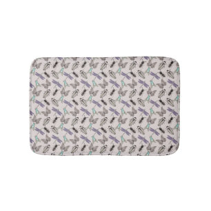 Beautiful Floral Pattern Bath Mat