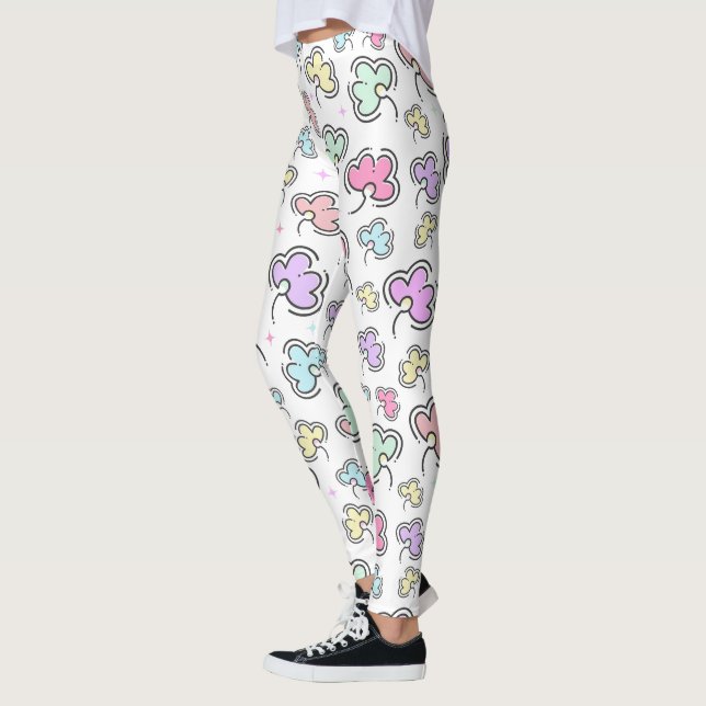 Beautiful Floral Pattern Legging (Left)