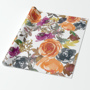 Beautiful Floral Pattern Wrapping Paper