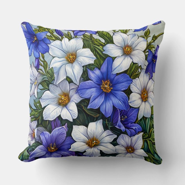 Beautiful floral pillow gift for mum (Front)