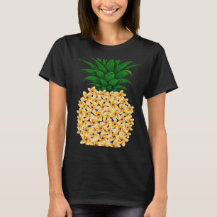 Beautiful floral pineapple men and women Hawaiian T-Shirt