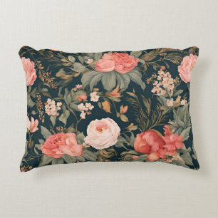 Beautiful Floral Rose Flowers Decorative Cushion