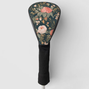 Beautiful Floral Rose Flowers Golf Head Cover