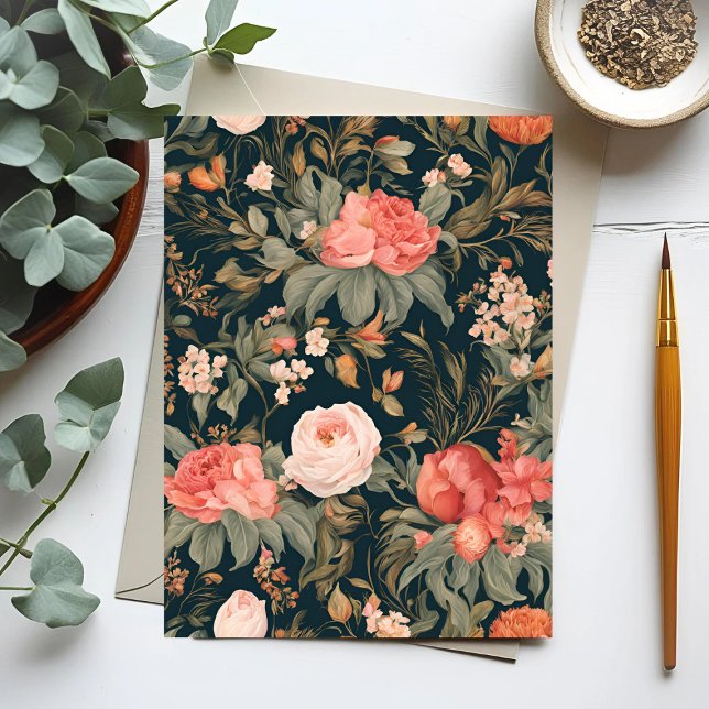 Beautiful Floral Rose Flowers Postcard (Creator Uploaded)
