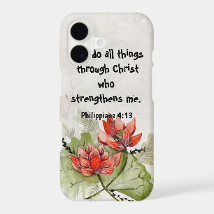 Beautiful Floral Scripture Verse iPhone 8/7 Case