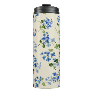 Beautiful floral seamless pattern  thermal tumbler