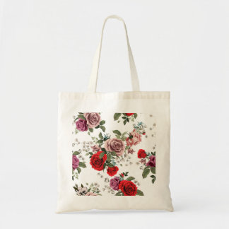 Beautiful Floral Sketch Tote Bag