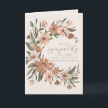 Beautiful floral spray Sympathy Loss of Grandma Card<br><div class="desc">Illustrated floral spray</div>