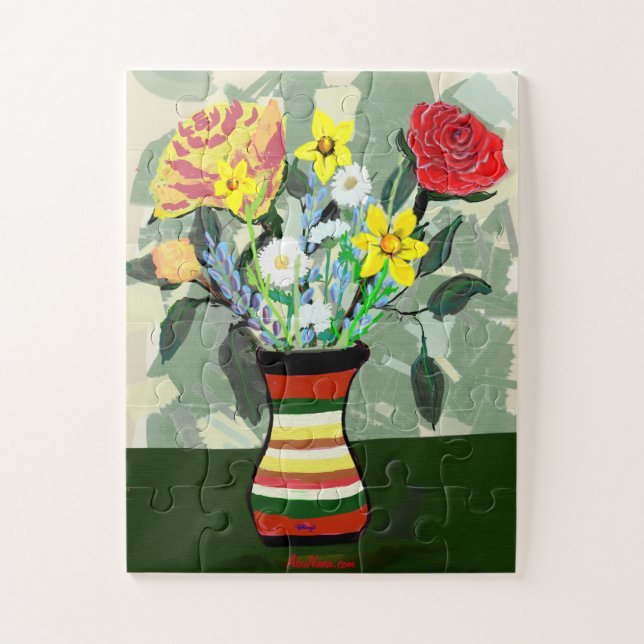 Beautiful Floral Spreading Hope Jigsaw Puzzle (Vertical)
