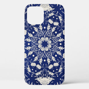 Beautiful floral square pattern iPhone 12 case
