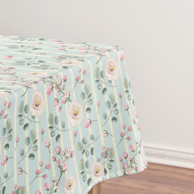 Beautiful Floral Tablecloth (In Situ)