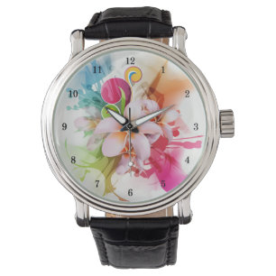 Beautiful Floral Wrist Watch