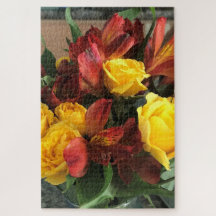 Beautiful Florals Large Jigsaw Puzzle
