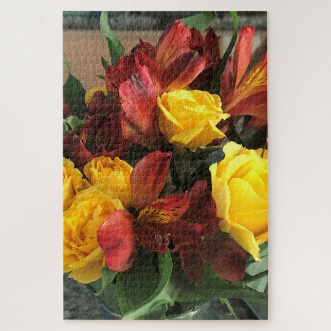 Beautiful Florals Large Jigsaw Puzzle (Vertical)