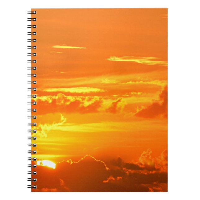 Beautiful Florida Sunrise Notebook (Front)