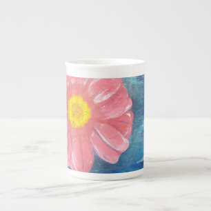 Beautiful Flower Abstract background Bone China Mug