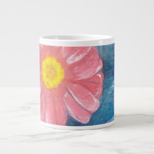 Beautiful Flower Abstract background Large Coffee Mug