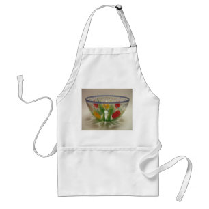 Beautiful Flower Bowl Standard Apron