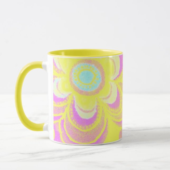 BEAUTIFUL FLOWER COFFEE MUGS (Left)