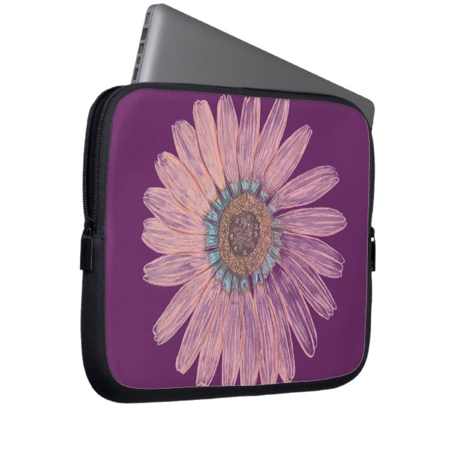 Beautiful Flower Electronics/ Laptop Bag (Front Right)