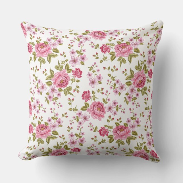 Beautiful Flower elegant design Cushion (Front)