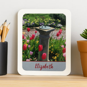 Beautiful flower garden magnet