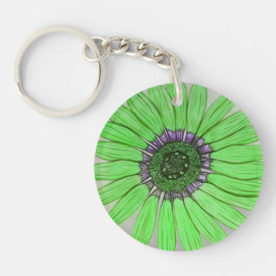 Beautiful Flower Key Ring
