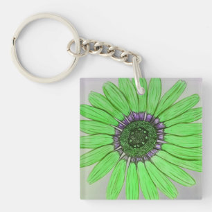 Beautiful Flower Key Ring