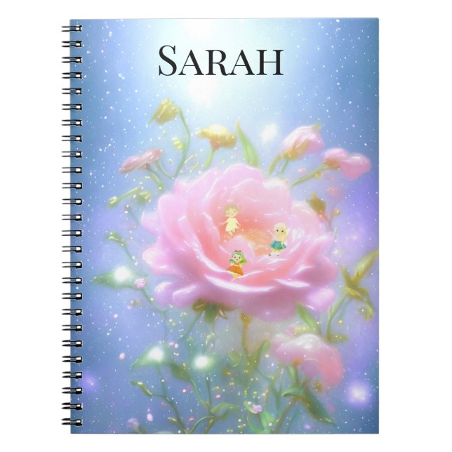 Beautiful flower notebook (Front)