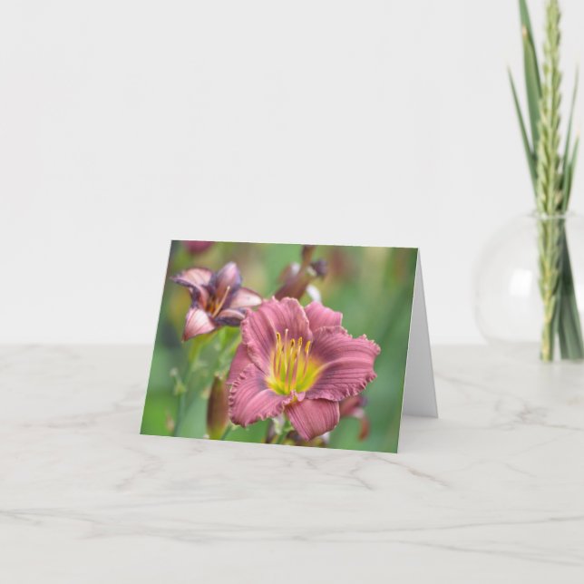 Beautiful Flower Notecard (Front)