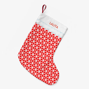 Beautiful Flower of Life Pattern Small Christmas Stocking