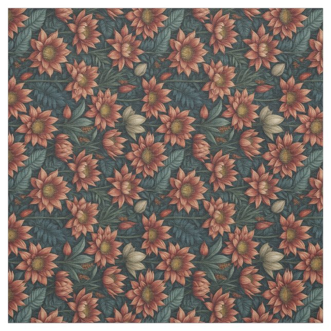 Beautiful Flower Pattern Fabric (Swatch)