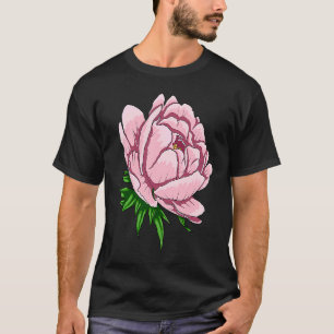 Beautiful Flower Peony Floral Pink Peonies T-Shirt