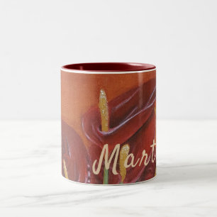 Beautiful Flower Personalised Mug