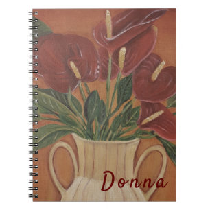 Beautiful Flower Personalised    Notebook