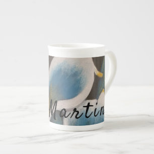Beautiful Flower Personalized Bone China Mug