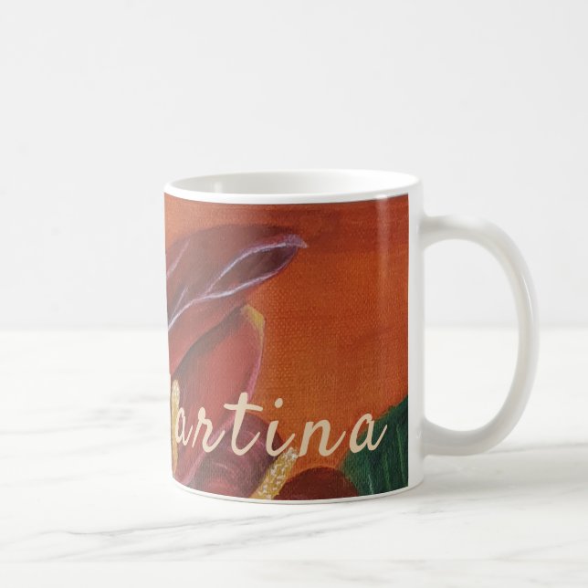 Beautiful Flower Personalized Mug (Right)