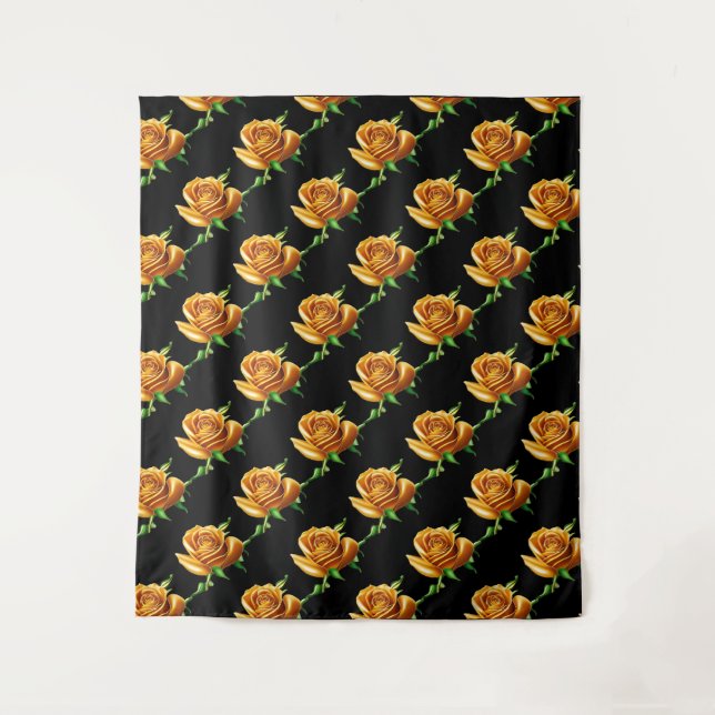  Beautiful flower, the golden Rose Tapestry (Front)