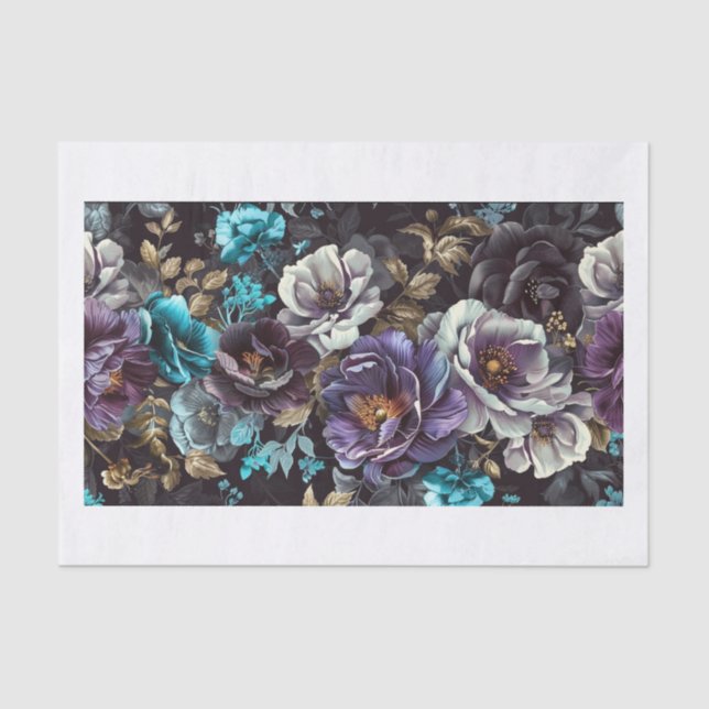 Beautiful Flowers11 Tissue Paper (Front)