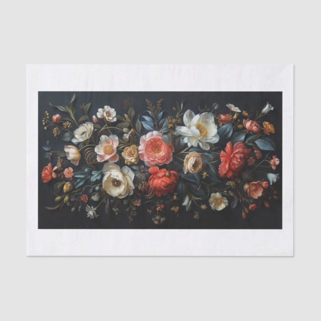 Beautiful Flowers20 Tissue Paper (Front)