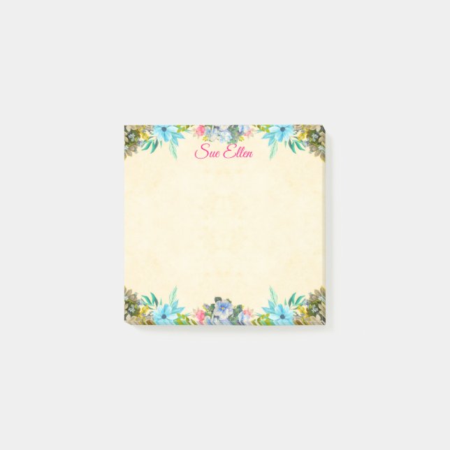 Beautiful Flowers 527 Post-It Notes (Front)