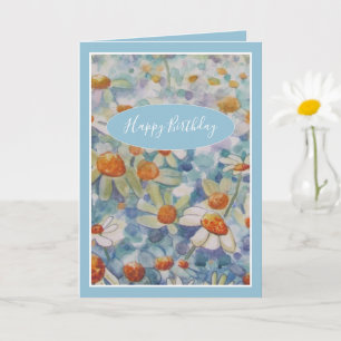 Beautiful Flowers Birthday Greeting Card