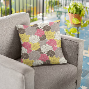 Beautiful Flowers Decorative Throw Pillow